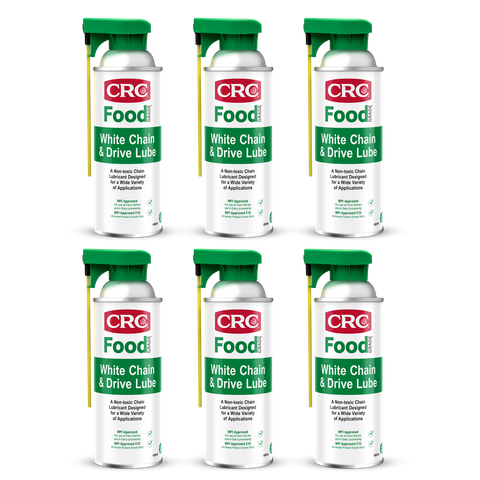 CRC Food Grade White Chain & Drive Lube 400ml 6pk