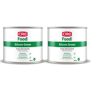 CRC Food Grade Silicone Grease 500ml 2pk