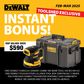 DeWalt Thicknesser Portable 330x152mm with BONUS 18V Sander and Tool Box