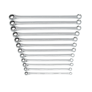 GEARWRENCH Double Sided Wrech Ratcheting Metric 12pc Set