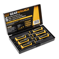 GEARWRENCH Dual Material Slotted & Phillips Mini Screwdriver 6pc Set