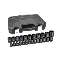 GEARWRENCH Standard Impact Socket Set Metric 1/2in Dr 25pc