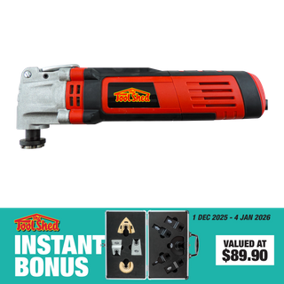 ToolShed Multi Function Tool 400W with 9pc Blade Set