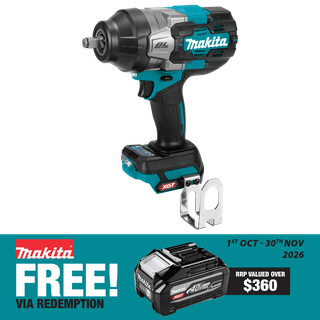 Makita XGT Cordless Impact Wrench 1/2in Dr 2200Nm 40V - Bare Tool
