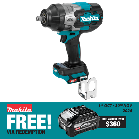 Makita XGT Cordless Impact Wrench 1/2in Dr 2200Nm 40V - Bare Tool