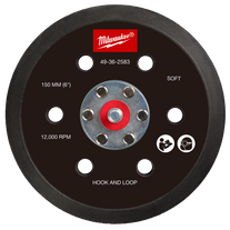 Milwaukee Backind Pad for Sander Hook & Loop Soft 150mm