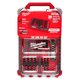 Milwaukee Tap and Die Set SAE HCS 38pc