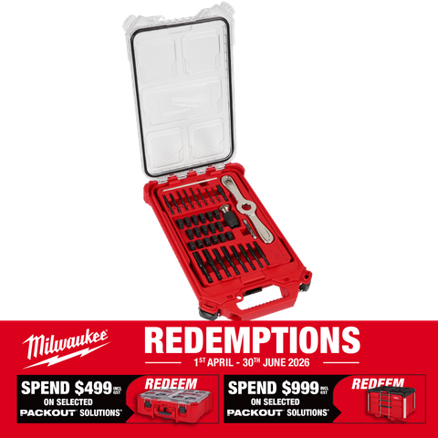 Milwaukee Tap and Die Set SAE HCS 38Pc