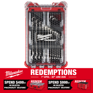 Milwaukee PACKOUT Spanner Combination Set 15pc Metric
