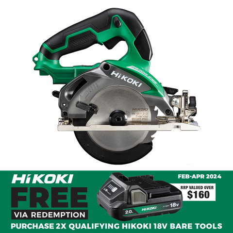 HiKOKI Cordless Circular Saw Brushless 125mm 18V - Bare Tool