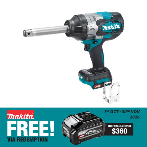 Makita XGT Cordless Impact Wrench 3/4in 1900Nm with Anvil 40V - Bare To