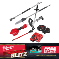 Milwaukee M18 FUEL Outdoor Power Head Gen2 3pc Kit 18V 8Ah