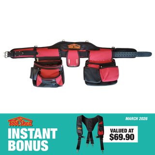 ToolShed Nylon Builders Apron with Suspenders