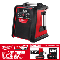 Milwaukee M18 Radio/Charger with Bluetooth