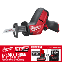 Milwaukee M12 FUEL Cordless Reciprocating Saw Compact Brushless 12V - Bare Tool