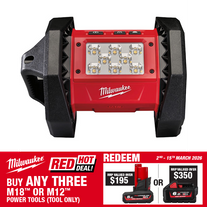 Milwaukee M18 LED Area Light 1100lm 18V - Bare Tool