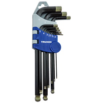 TRUXON Diamond Tipped Metric Hex Key Set 9pc