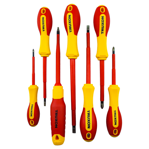 TRUXON Diamond Tipped VDE Electrical Screwdriver Set 7pc
