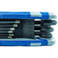 TRUXON Diamond Tipped Folding Imperial Hex Key Set 9pc