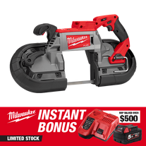 Milwaukee M18 FUEL Deep Cut Bandsaw 18V - Bare Tool with Bonus Starter Pack
