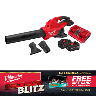 Milwaukee M18 FUEL Dual Battery Cordless Garden Blower Brushless 18V 8Ah