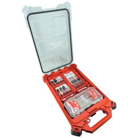 Milwaukee SHOCKWAVE Bit Set with PACKOUT 39pc
