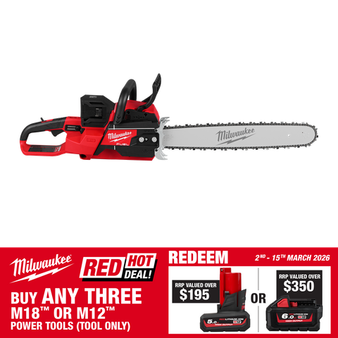 Milwaukee M18 FUEL Chainsaw Dual Battery 20in 18V - Bare Tool