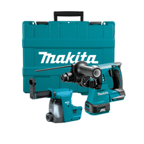 Makita LXT Cordless Rotary Hammer Drill 24mm BL SDS+ with Case & DX06 18v Skin