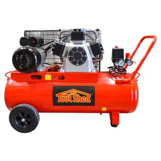 ToolShed Air Compressor Belt Drive Oilless 4HP 70 Litre