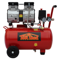 ToolShed Air Compressor Direct Drive Oilless 2HP 24 Litre