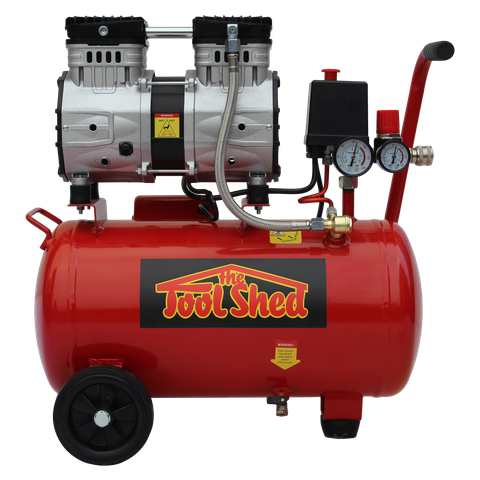 ToolShed Air Compressor Direct Drive Oilless 2HP 24 Litre