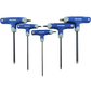 TRUXON Diamond Tipped Metric/Imperial T Handle Hex Key Set 10pc