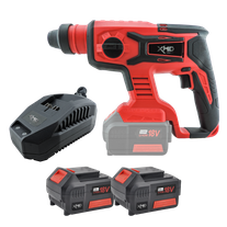 XHD Lithium Cordless Rotary Hammer Drill Brushless 18V 2x 5Ah Kit