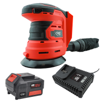 XHD Lithium Cordless Orbital Sander 125mm 18V 3Ah Kit