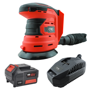 XHD Lithium Cordless Orbital Sander 125mm 18V 3Ah Kit