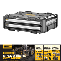 DEWALT TOUGHSYSTEM 2.0 DXL Shallow 2 Drawers