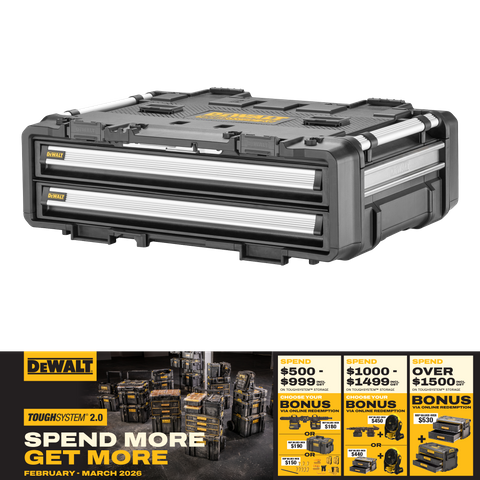 DEWALT TOUGHSYSTEM 2.0 DXL Shallow 2 Drawers