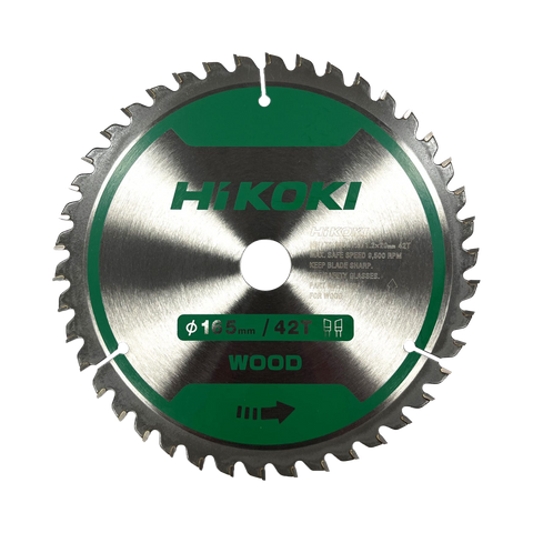 HiKOKI Wood Cutting Circular Saw Blade 165mm 42T for C3606DPA