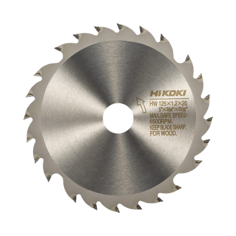 HiKOKI Wood Cutting Circular Saw Blade 125mm 24T