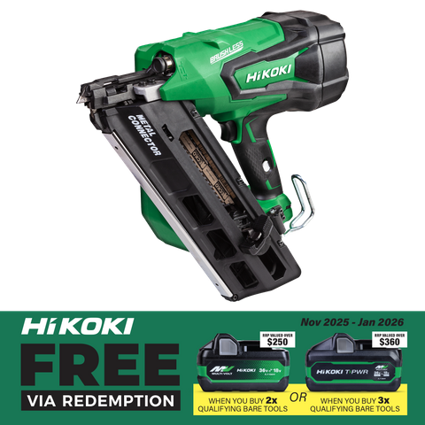 HiKOKI Cordless Metal Connector Nailer Gasless 36V - Bare Tool