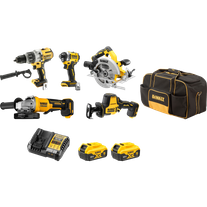 DeWalt XR Cordless Combo Kit Brushless 5pc 18V 5Ah