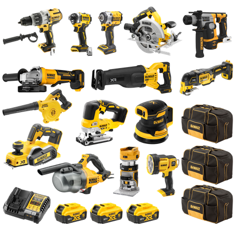 DeWalt Cordless Combo Kit Brushless 15pc 18V 5Ah