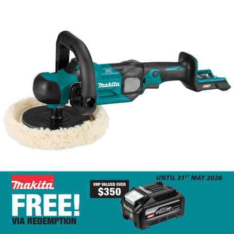 Makita XGT Cordless Polisher Brushless 180mm 40v - Bare Tool