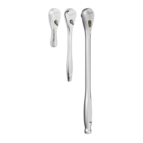 Milwaukee Ratchet Set 1/4in 3/8in and 1/2in Drive