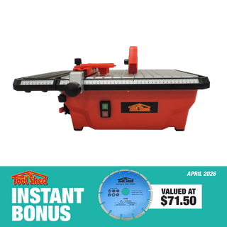 ToolShed Tile Cutter 180mm with Diamond Blade