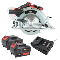 XHD Lithium Cordless Circular Saw Brushless 184mm 18V 2x 5Ah Kit