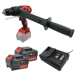 XHD Lithium Cordless Heavy Duty Hammer Drill 150Nm 18V 2x 5Ah Kit