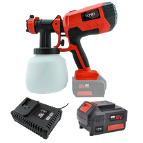 XHD Lithium Cordless Spray Gun 18V 3Ah Kit