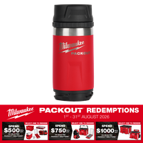 Milwaukee PACKOUT Bottle with Sip Lid Red 354ml