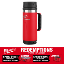 Milwaukee PACKOUT Mug with Sip Lid Red 532ml
